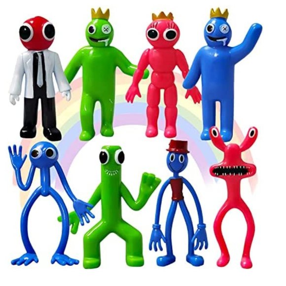 Rainbow Friends Toy Figures 8pcs Custom Characters Action Playset Figurines - Picture 5 of 5